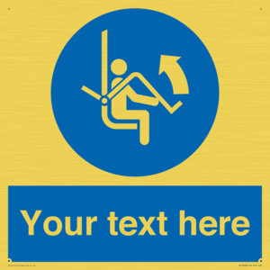 Custom Mandatory: Open safety bar of chairlift